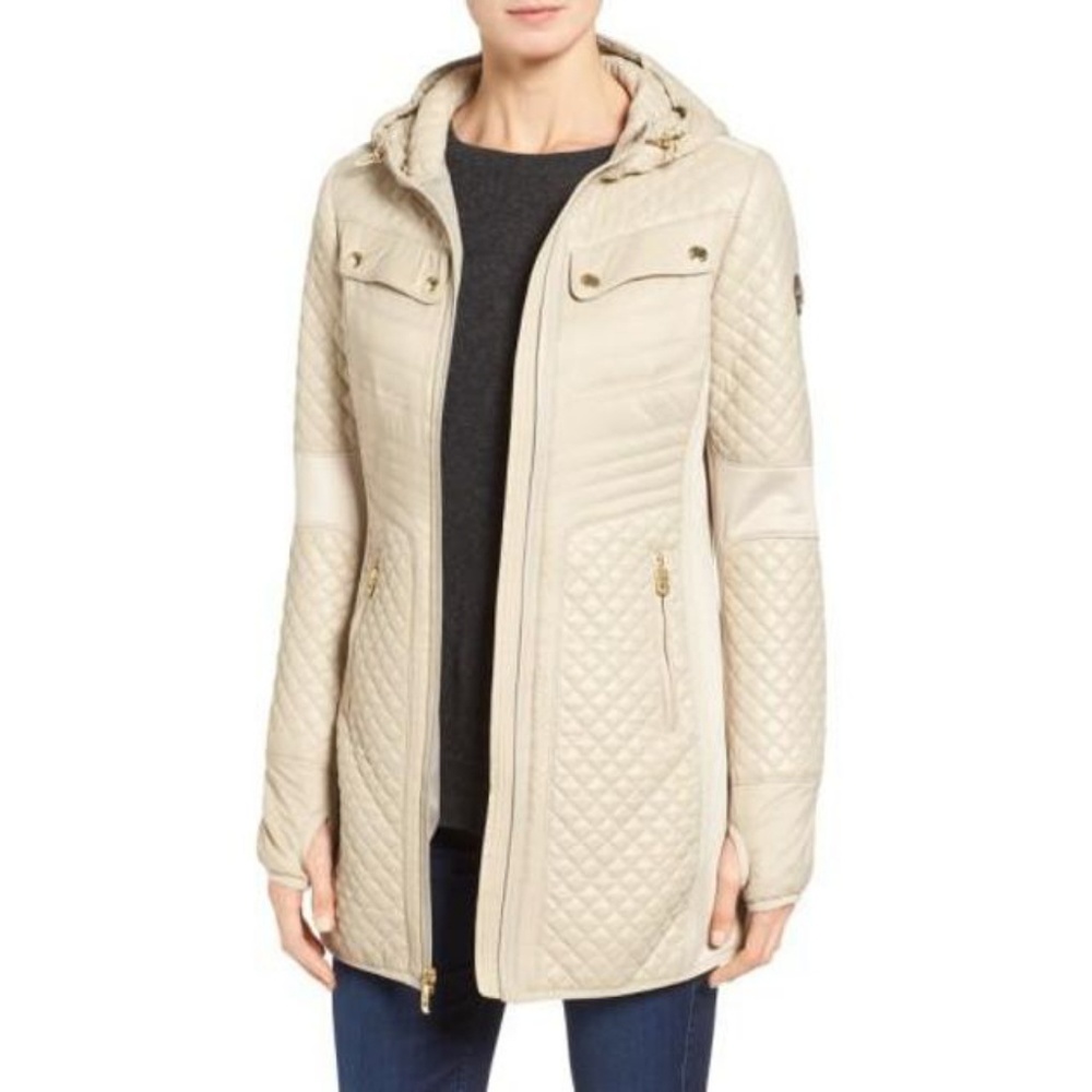 Michael Kors Mixed Media Coat